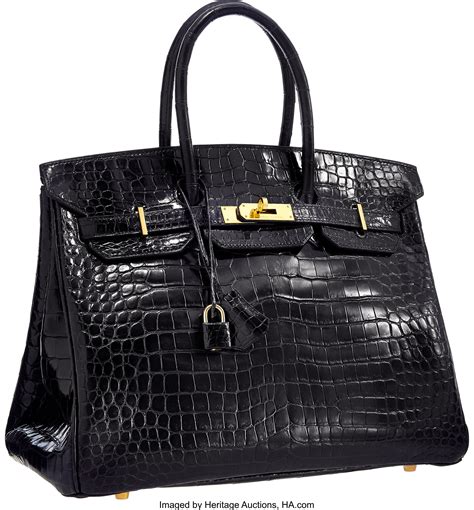 hermes birkin black lizard|Hermes crocodile bag.